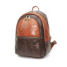 Рюкзак женский Natalia Kalinovskaya Р-43.602-1 «Леона» коричневый/рыжий гладкий