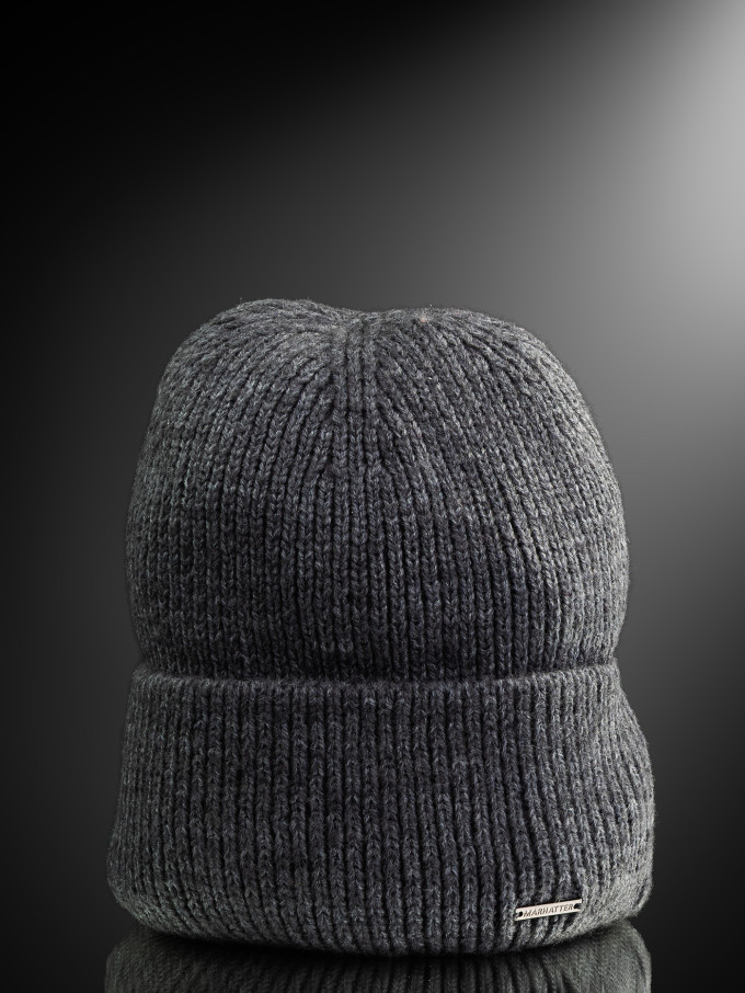 Шапка мужская 12589 MARHATTER дымка (57-59)