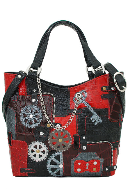 Сумка женская Protege, ДС-189-125 Техно чёрно-красная Сумка женская Protege, ДС-189-125 Техно чёрно-красная