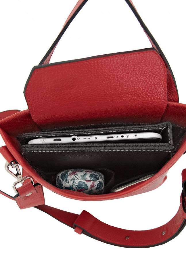 Сумка женская Protege, Ц-493 белый/коричневый флотер 