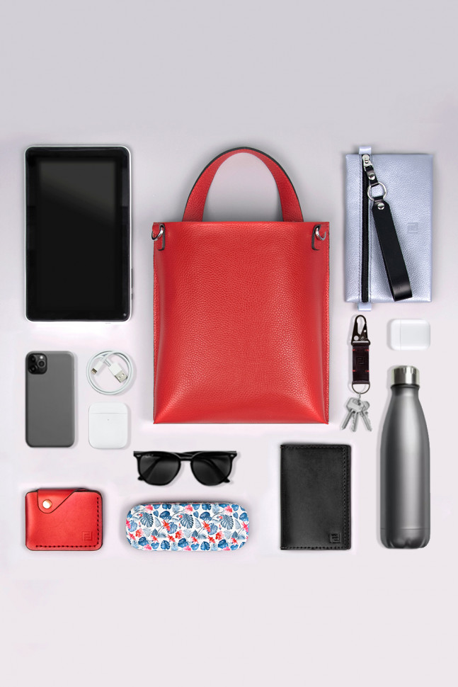 Сумка женская Protege, Ц-493 белый/коричневый флотер 