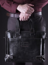 Сумка мужская Baggins 1015 графит(портфель) Сумка мужская Baggins 1015 графит(портфель)