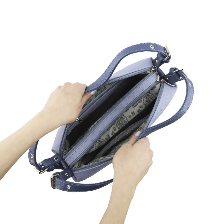 Сумка Оливи, 1175 серо-голубая/синяя