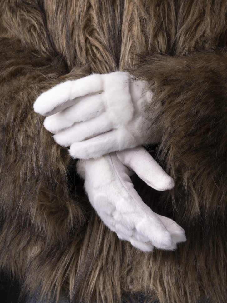 Перчатки женские Юйлин 7728 кремовые