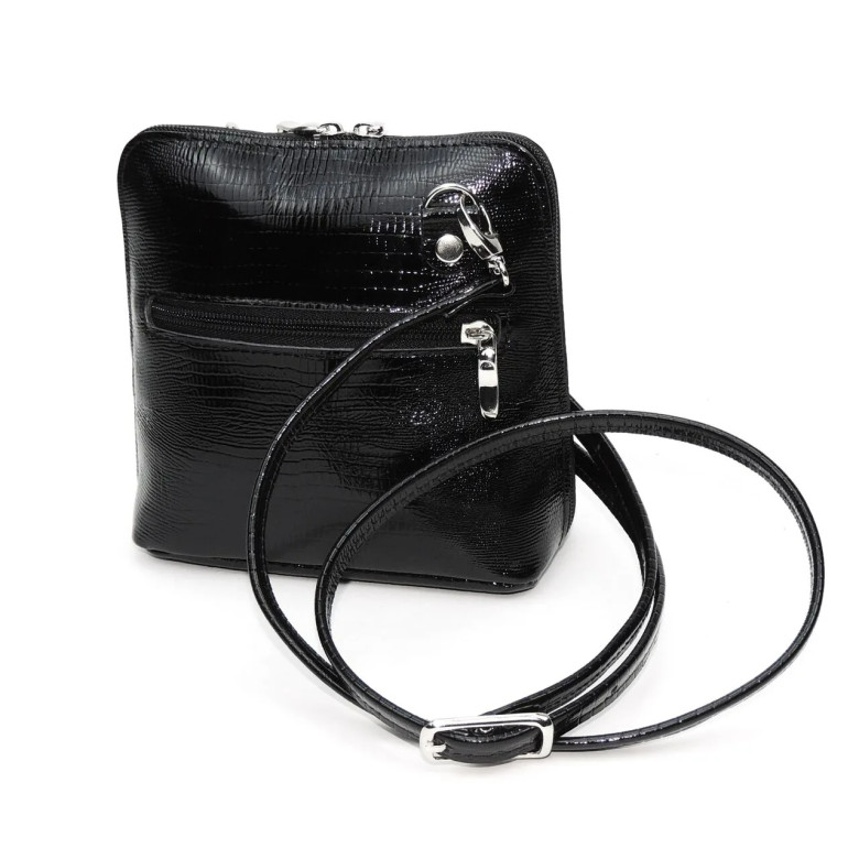 Сумка женская Natalia Kalinovskaya С 83р.911 «Бенте» чёрная рептилия