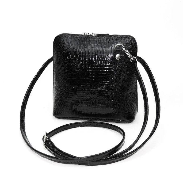Сумка женская Natalia Kalinovskaya С 83р.911 «Бенте» чёрная рептилия