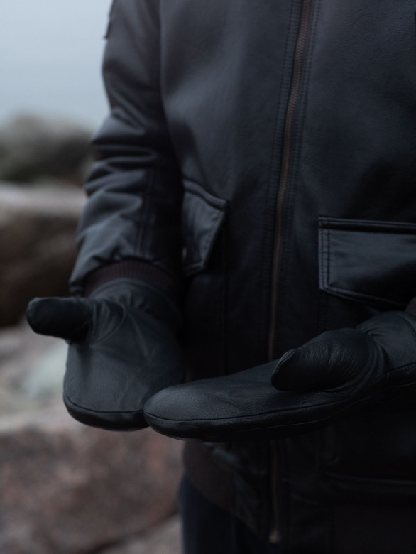 Варежки мужские Fascino 5542 черный Варежки мужские Fascino 5542 черный