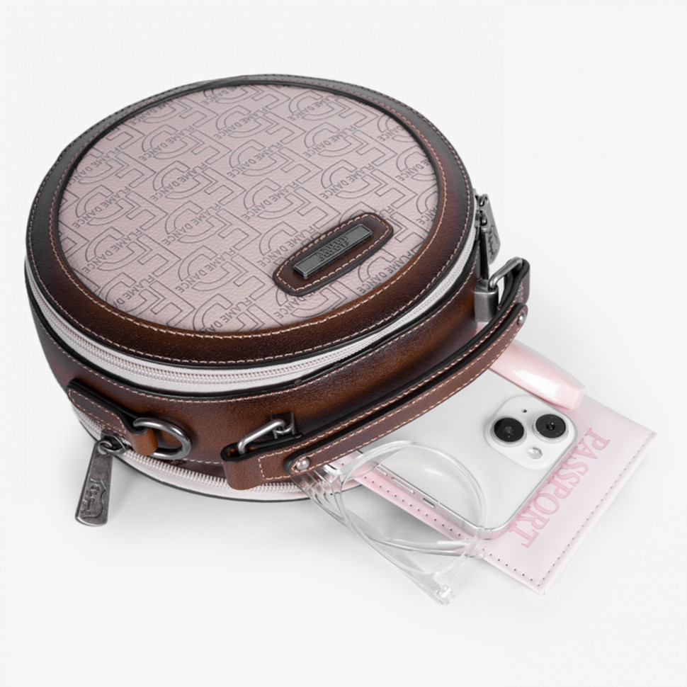 Сумка Flame Dance 88383 grey.лого