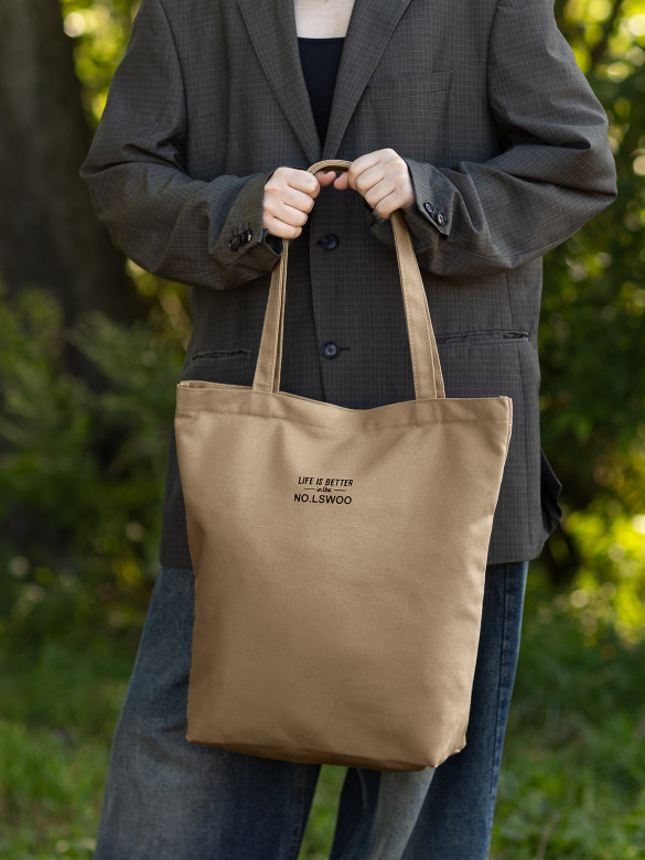 Сумка-шопер Б 6003 коричневая Сумка-шопер Б 6003 коричневая