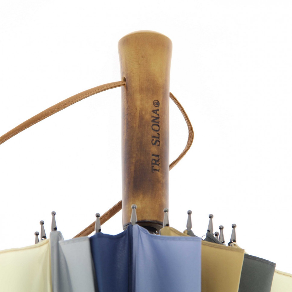 Зонт-трость Три Слона 2400 розовый механика, 24 спицы