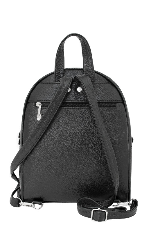 Кожаный рюкзак Protege, 348-181 "Техно" чёрный+бордо флотер Кожаный рюкзак Protege, 348-181 "Техно" чёрный+бордо флотер