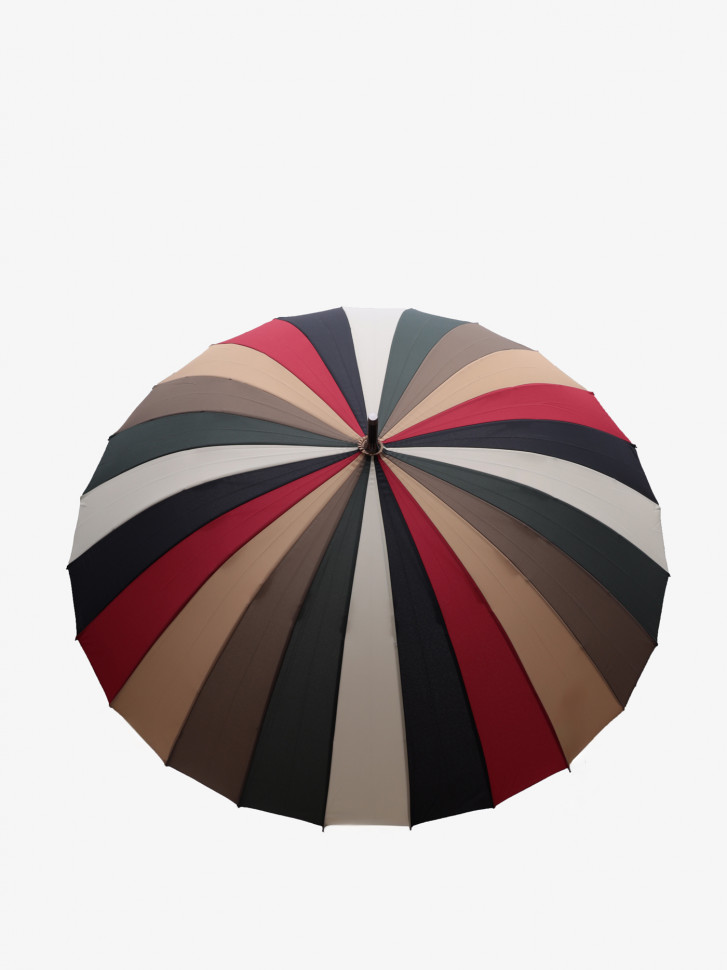 Зонт-трость Три Слона 2400 зелёный механика, 24 спицы