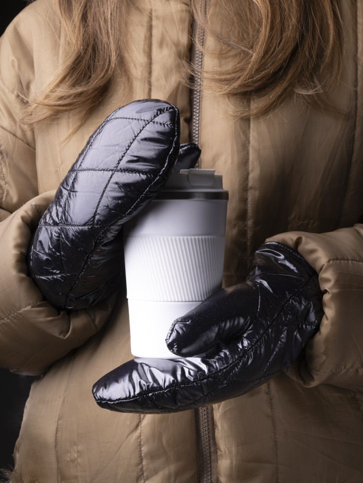 Варежки женские Baggins балоний стег.ромб в ассорт.