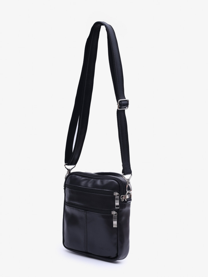 Сумка мужская Protege Ц-293/1.8 черная гладкая