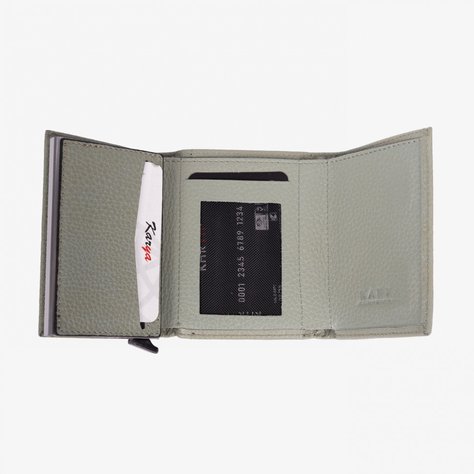 Картхолдер с отделением для купюр Karya, 0060-26 мята