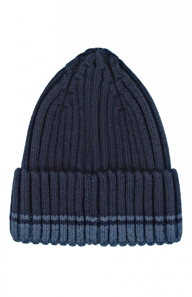 Мужская шапка 12777 MARHATTER тёмно-синяя