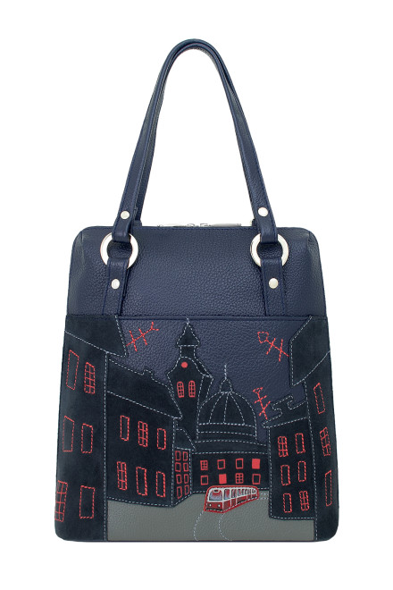 Сумка-трансформер Protege, ДС-226-264, "Город-34"синяя Сумка-трансформер Protege, ДС-226-264, "Город-34"синяя