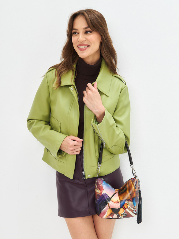 Сумка Curanni 2420 сан сет чёрная