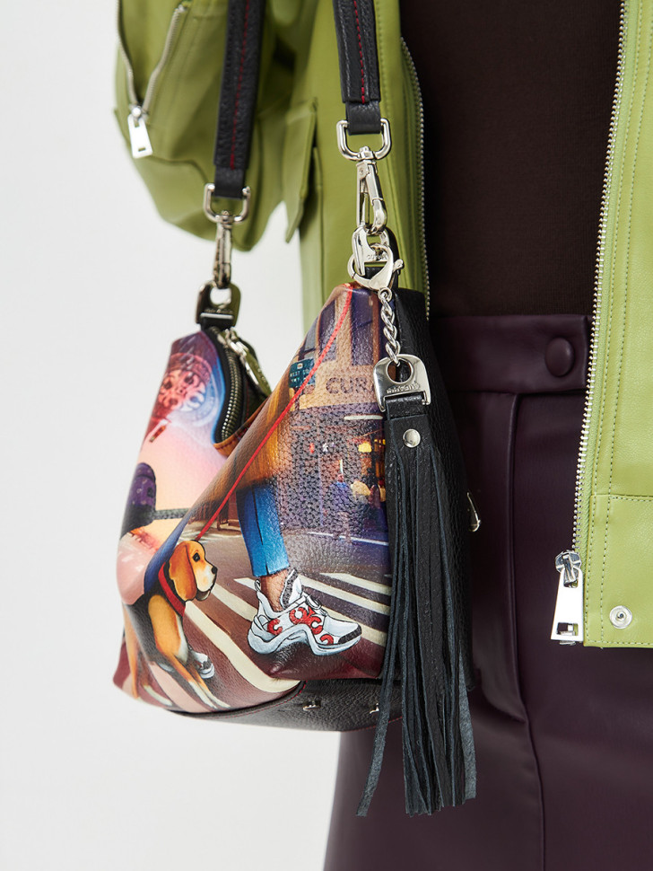 Сумка Curanni 2420 сан сет чёрная