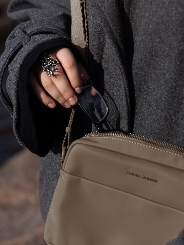 Сумка женская David Jones 7655 taupe