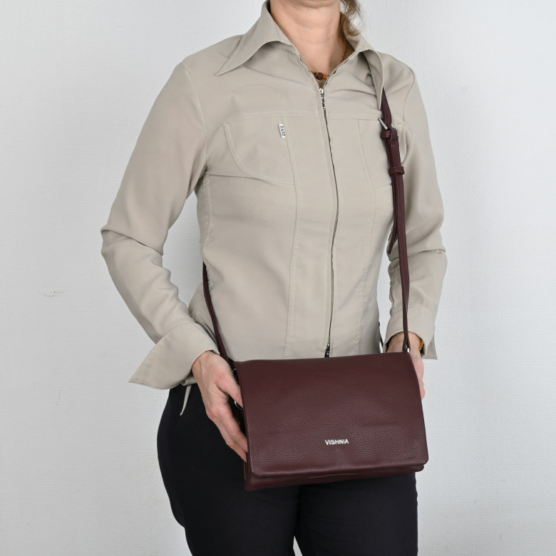  Сумка женская Vishnia 0008 coffee