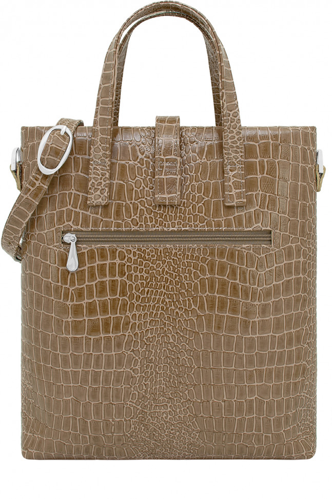 Сумка женская Protege, Ц-220 капучино рептилия №12