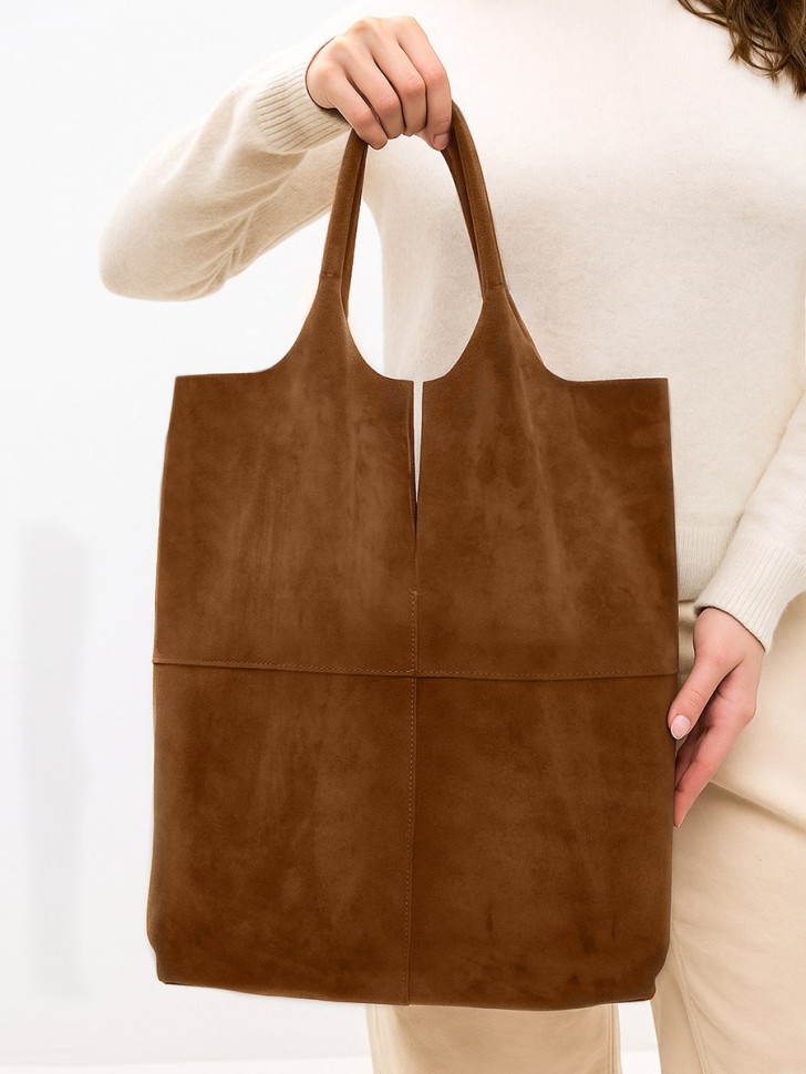 Сумка FIATO 2653С замша табако