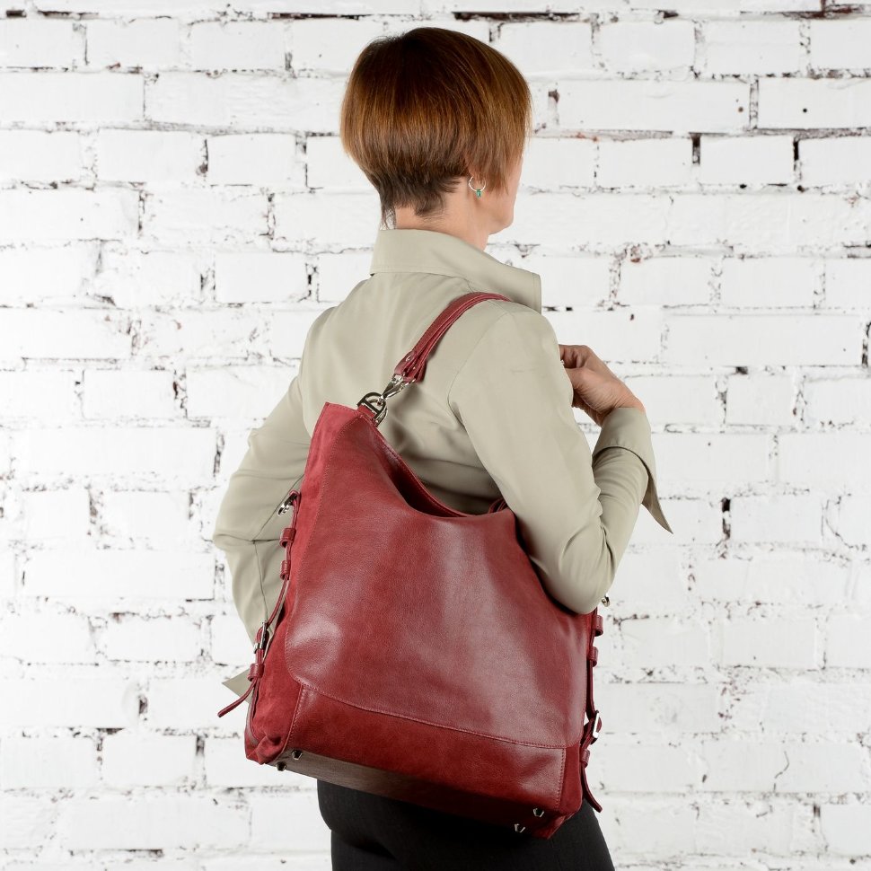 Женская сумка RHino Верона брусника