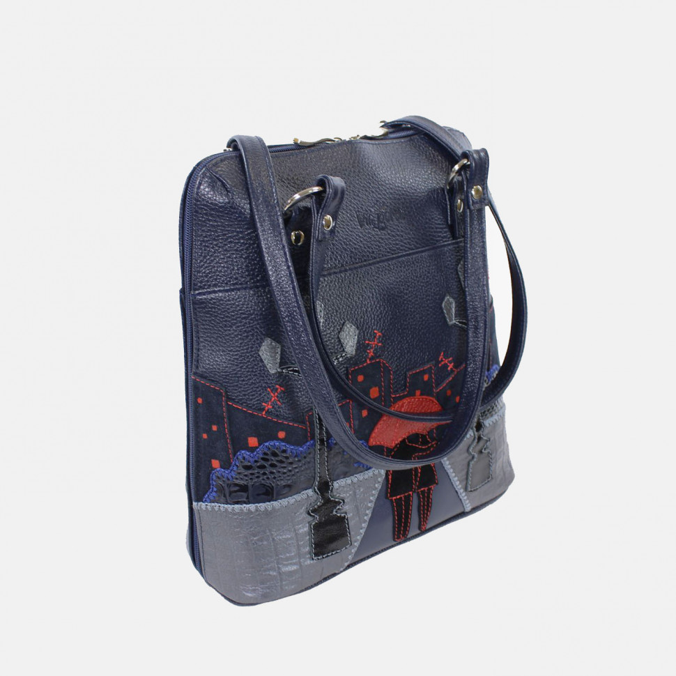 Сумка-трансформер женская Protege, ДС-226-212 Город № 24 синяя