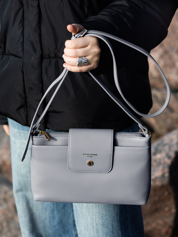 Сумка женская David Jones 7829 steel gray