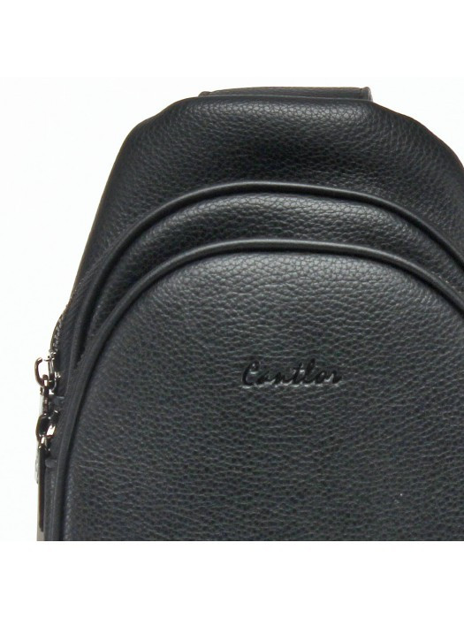 Рюкзак на одно плечо Cantlor S806-5 чёрный