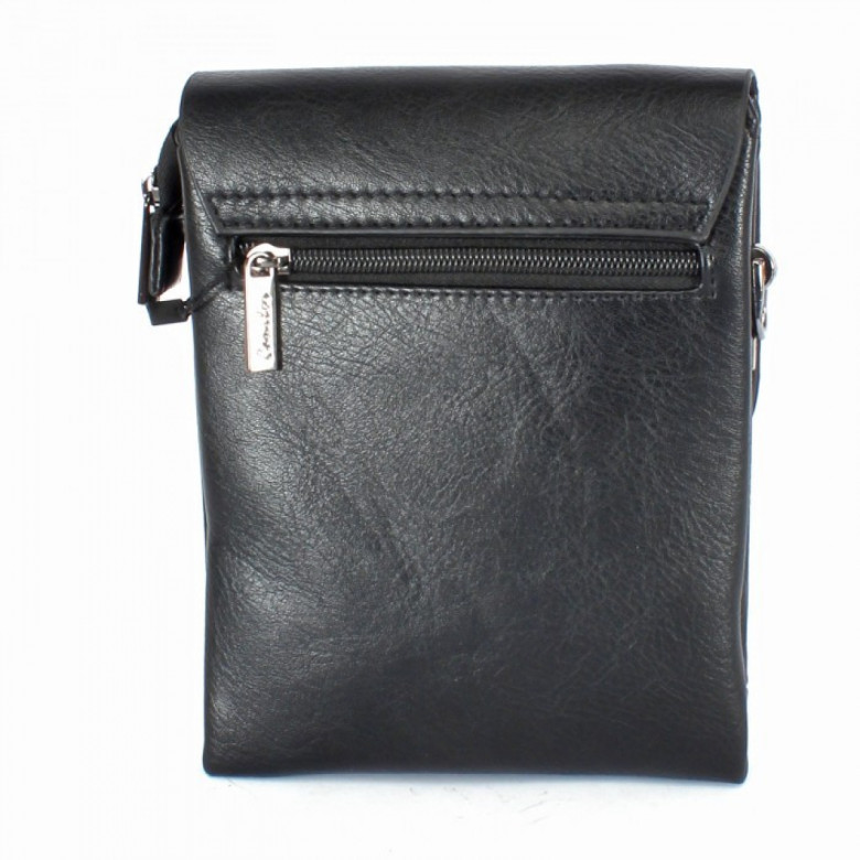 Мужская сумка-планшет из экокожи Cantlor Y03-1 чёрная Мужская сумка-планшет из экокожи Cantlor Y03-1 чёрная