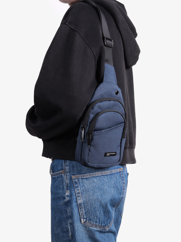 Рюкзак на одно плечо Baggins 3737 синий
