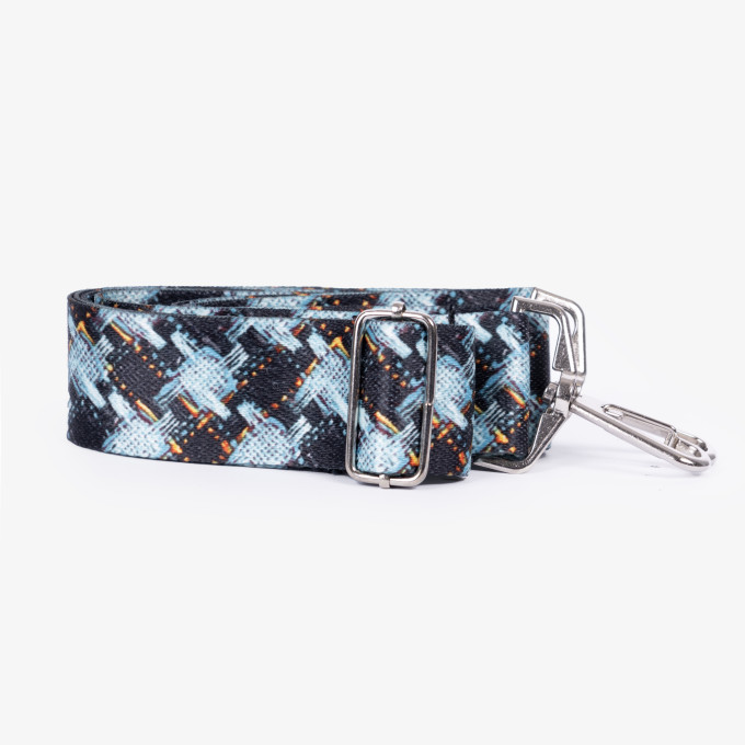 Ремень для сумки Voyage, 21 черный/бирюзовый Ремень для сумки Voyage, 21 черный/бирюзовый