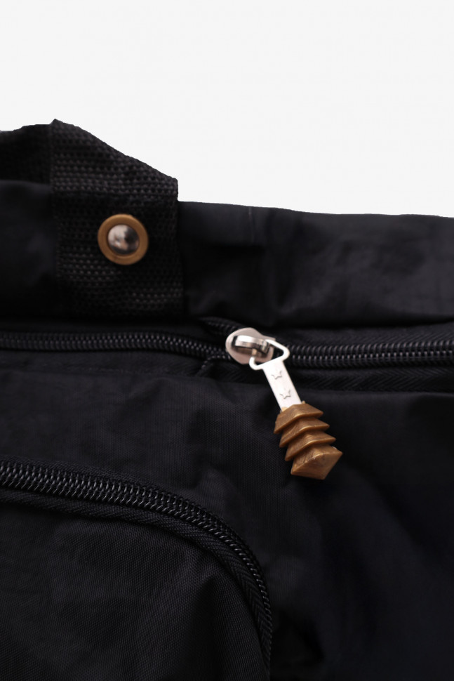 Сумка-трансформер дорожная хозяйственная на 2 колёсах TsV 526,22 чёрная/бронза