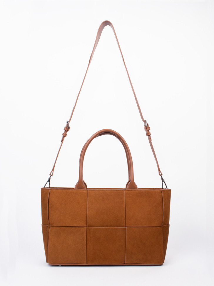 Сумка Curanni 9847 замша рыжая