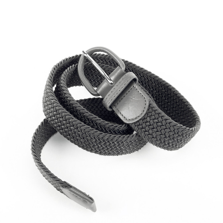 Ремень женский 35 резинка чёрный