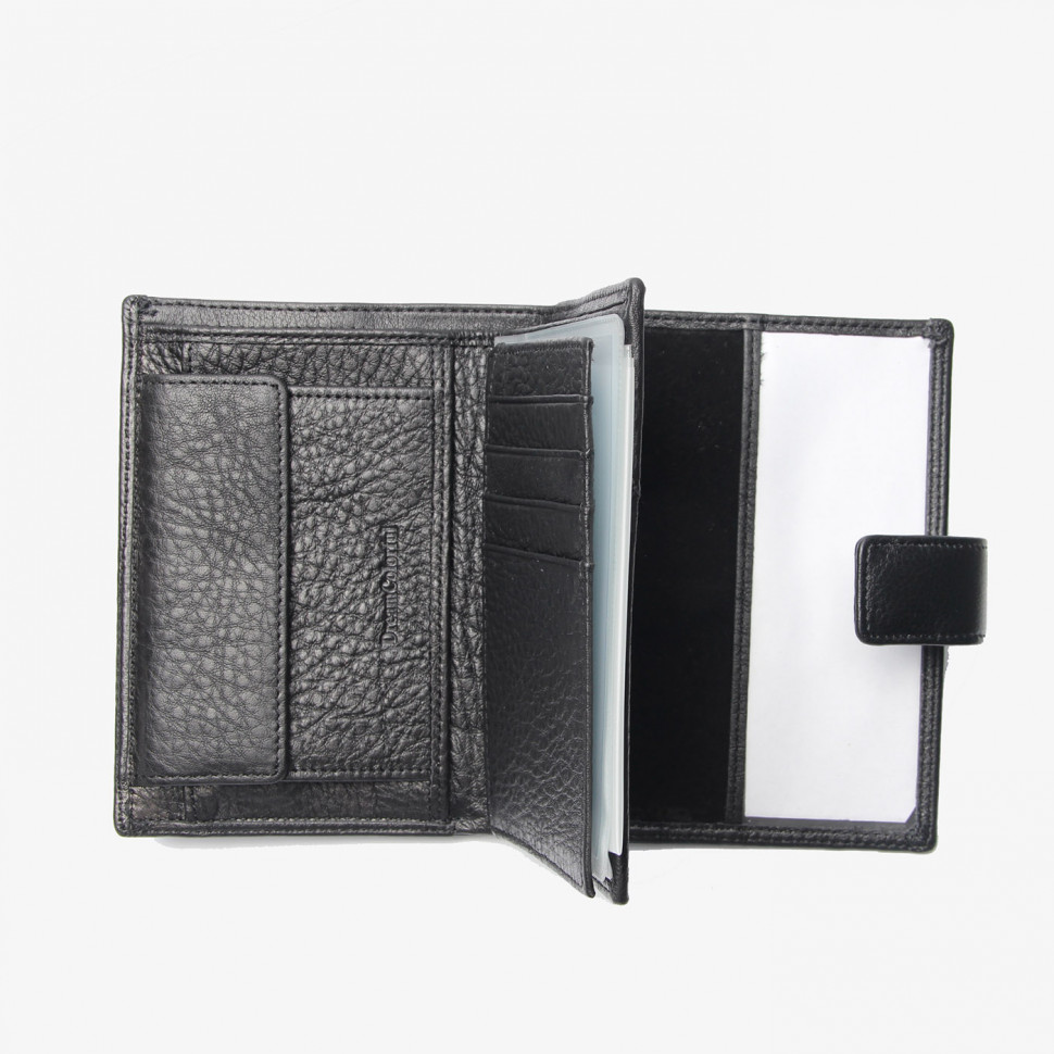 Портмоне мужское Dream Colorful DC7501-A 3в1 чёрное