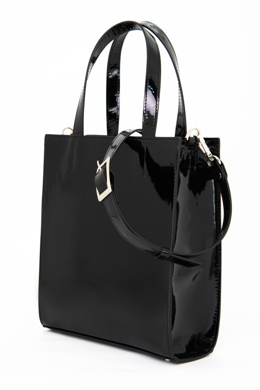 Сумка Protege Ц-554.18 черный лак Сумка Protege Ц-554.18 черный лак