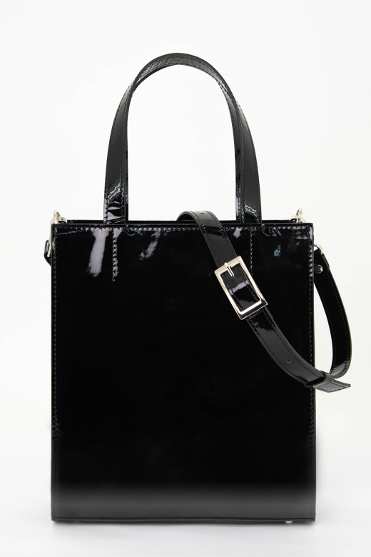 Сумка Protege Ц-554.18 черный лак Сумка Protege Ц-554.18 черный лак