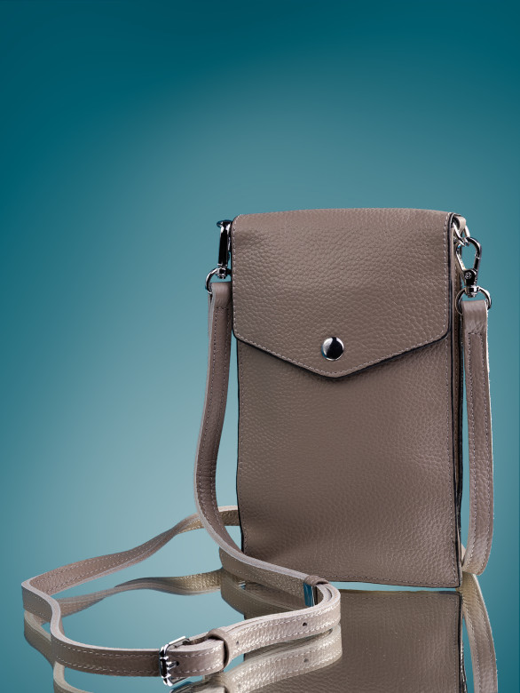 Сумка женская для телефона 5509 l.grey