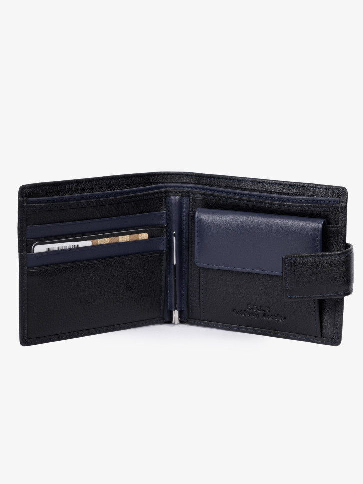 Портмоне B.Deke, BB-803 черное/синее