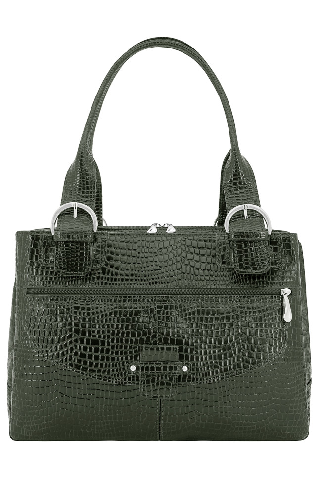 Сумка Protege Ц-110 хаки крокодил 