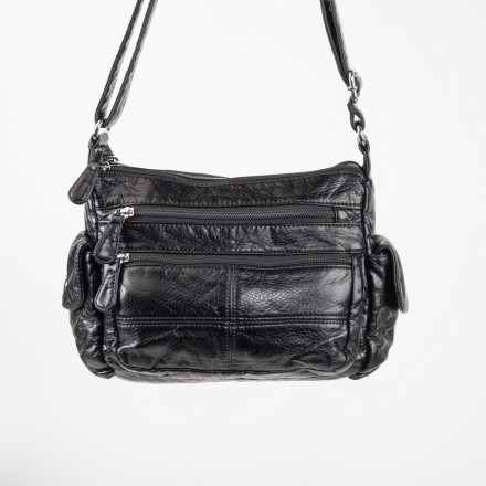 Сумка женская Runyi 6621 чёрная Сумка женская Runyi 6621 чёрная