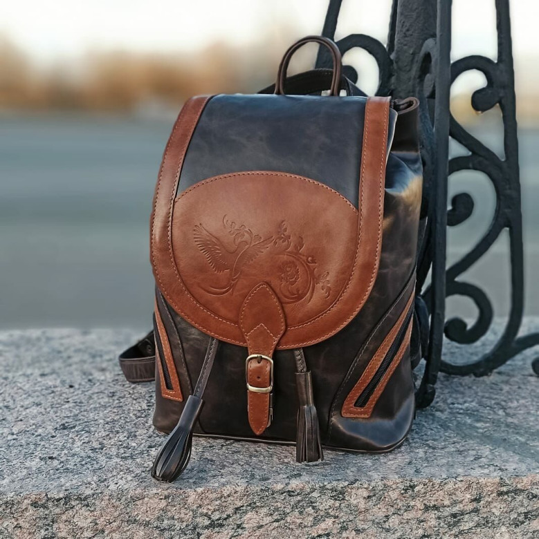 Рюкзак женский Natalia Kalinovskaya, Р50-622-1 кор/рыж Рюкзак женский Natalia Kalinovskaya, Р50-622-1 кор/рыж