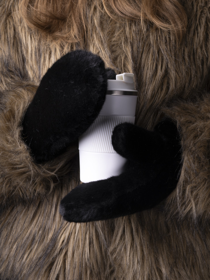 Варежки женские Baggins иск.мех черные