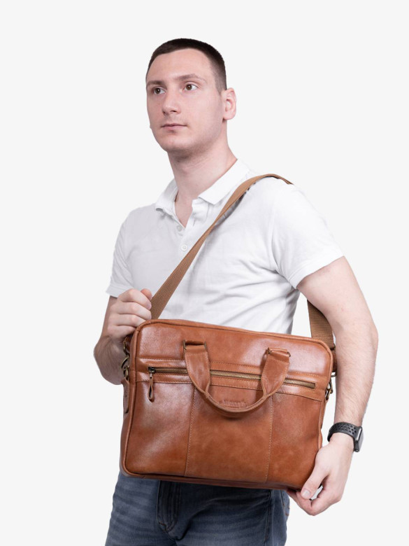 Сумка мужская zн ALEXX ALG0105 кэмел