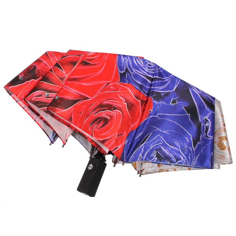 Зонт женский Flioraj 231202 белый цветы