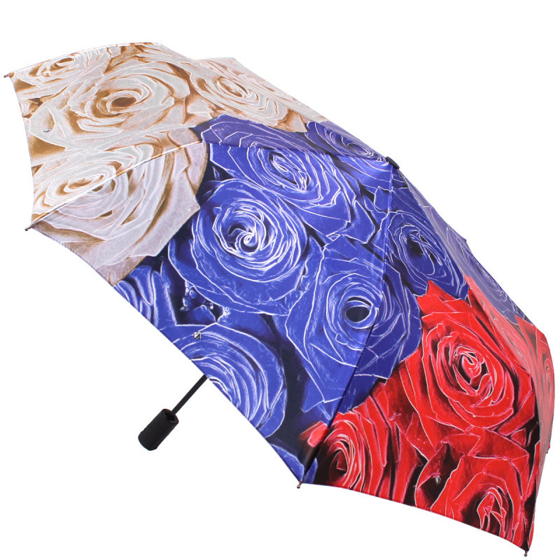 Зонт женский Flioraj 231202 белый цветы