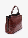 Сумка женская Karya 2427 коричневый крокодил